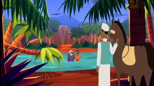 Bible stories - Philip and the Ethiopian - Baptism